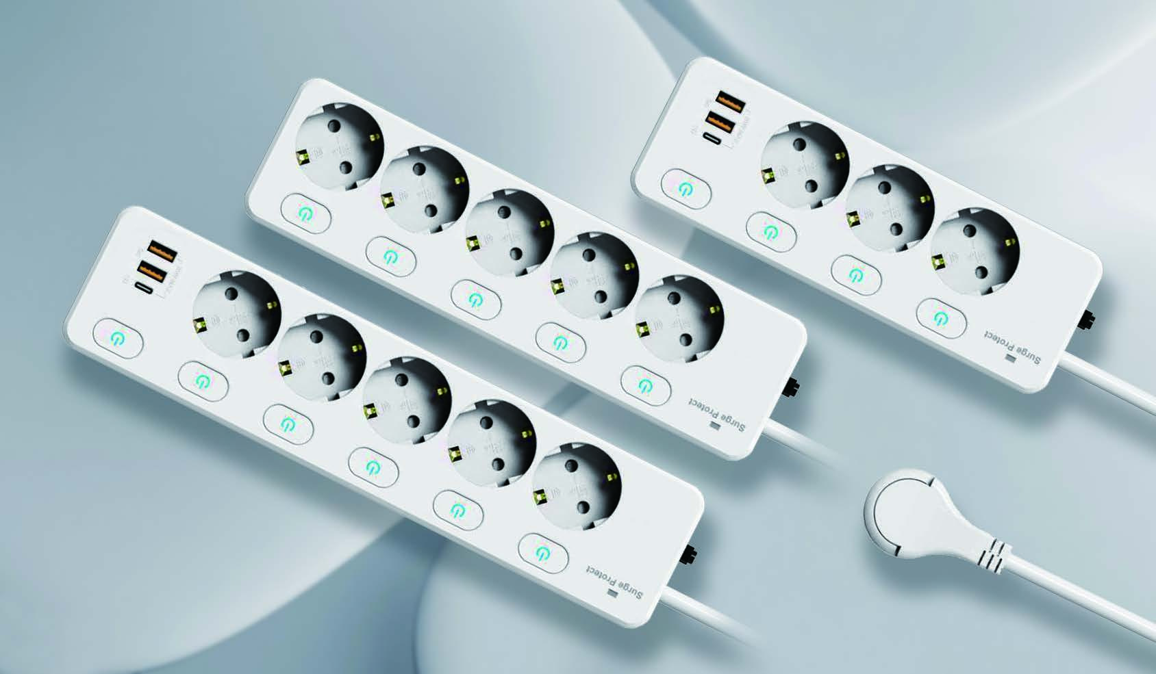 FIRSTRATE power strips with independent switching